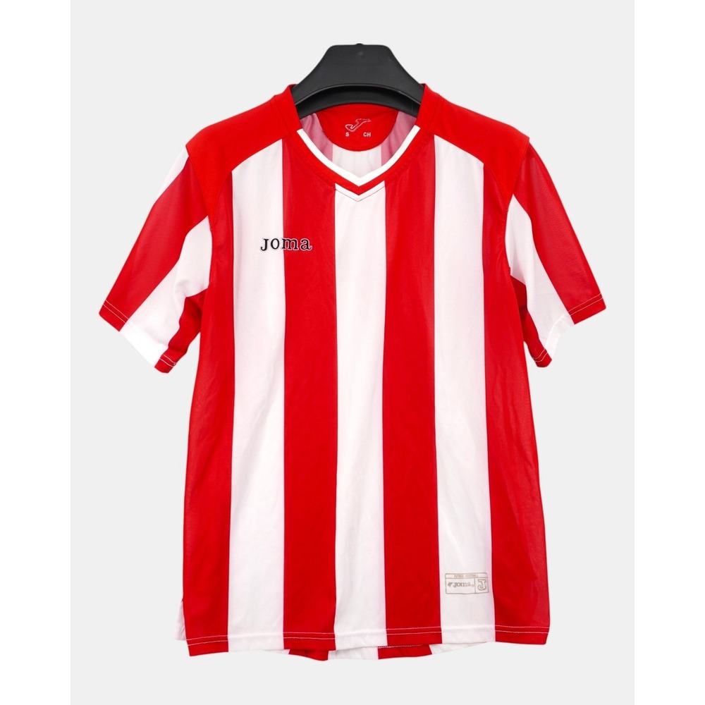 Joma Soccer Jersey Red White Stripe Men's Small‎ Designed in Spain